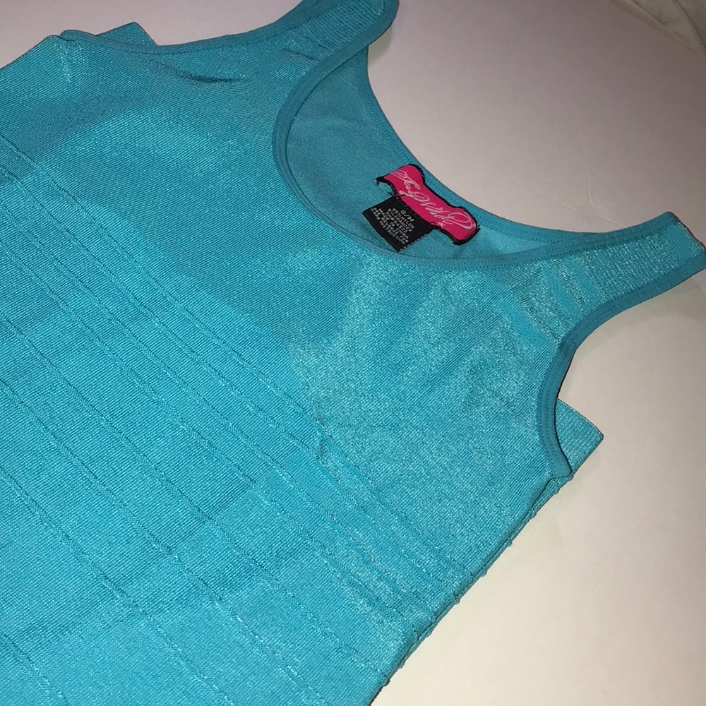 Neon Blue Mini Dress👗